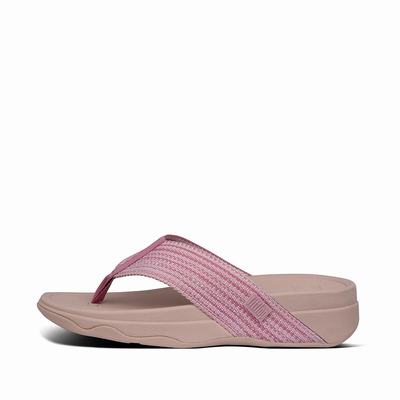 Fitflop Surfa Toe-Post - Sandalen Damen - Rosa (NYB473908)